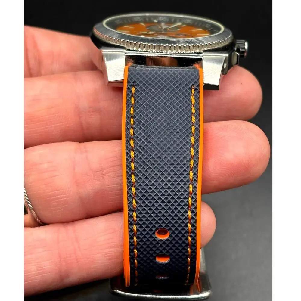 Tommy Bahama Relax RLX1057 A126 Orange Dial 24 Hour 100M 43mm Men’s Watch